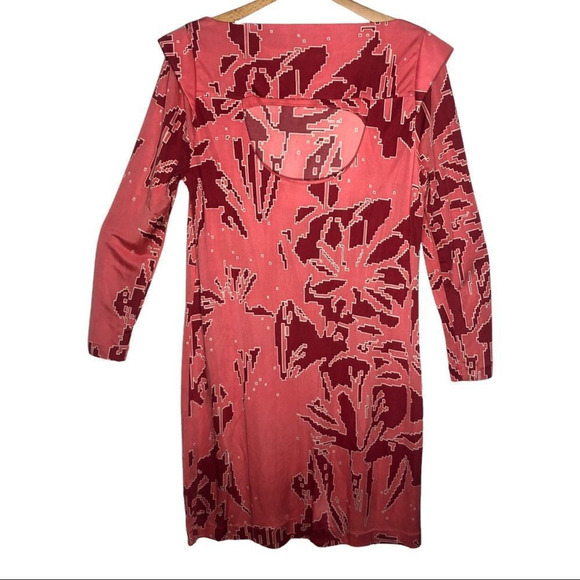 TIBI DRESS, Pink, Retro Print Size L - Picture 3 of 9